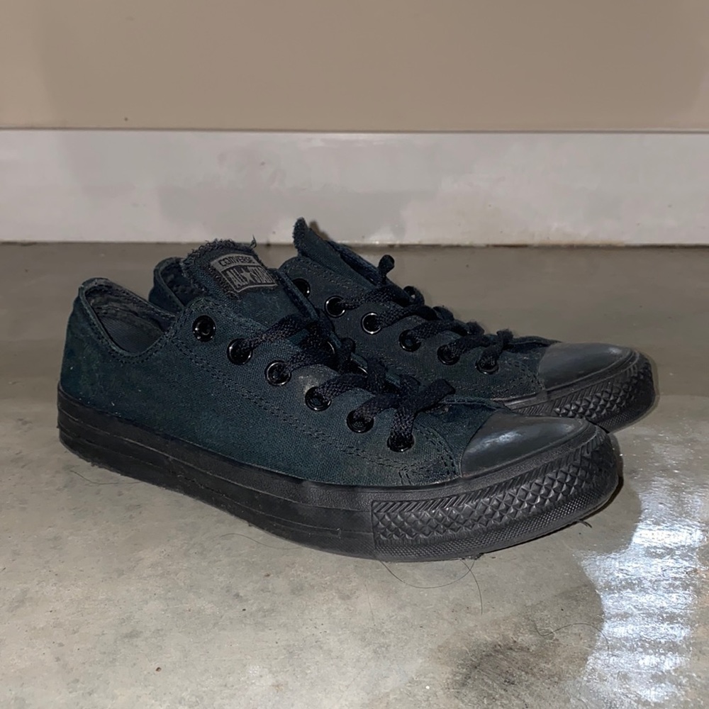 All Black Converse